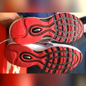 Size 7 men's AirMax 97 White Bullet